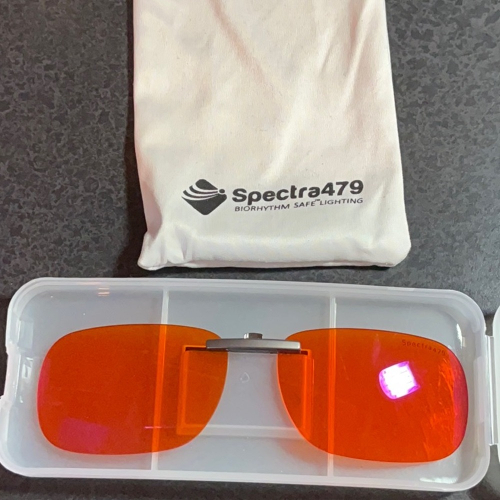 Orange Wearable Glasses